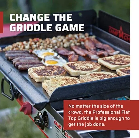 PRO GRIDDLE- 2 BURNERS